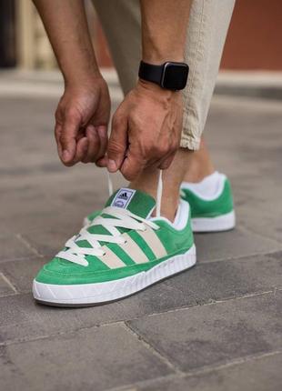 Чоловічі кросівки adidas adimatic green white летние кроссовки адидас адиматик зеленые