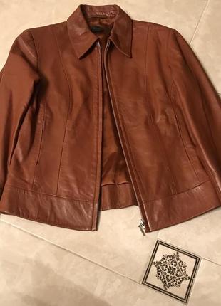 Распродажа!женская куртка из натуральной кожи 100% бренда zara