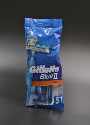 Станок для бритья "gillette" / blue 2 plus / 5шт1 фото