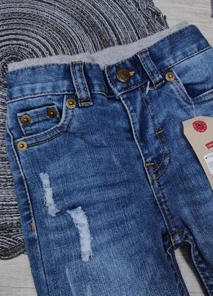 Детские джинсы levi's синие размер 80-864 фото