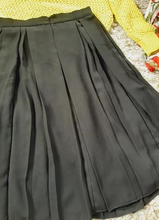 Базовая черная плиссерованная юбка миди ,mint&amp;berry, p. 368 фото