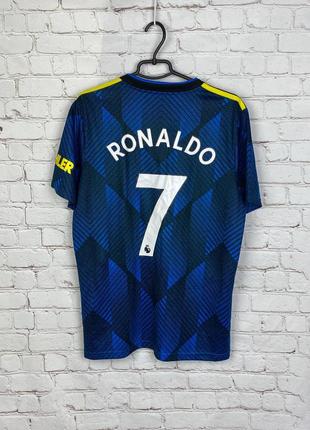 Футбольная футболка adidas manchester united игровая тренировочная команды англии ronaldo