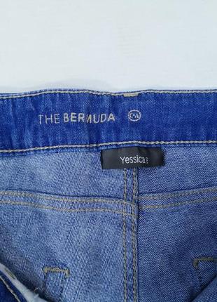 Шорты джинсовые jessica, bermuda, синие2 фото