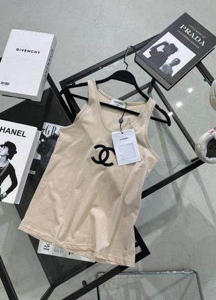 Базовая майка под бренд chanel3 фото