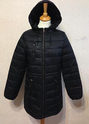 Куртка демісезонна colin's дружин. подовжена з капюшоном,р. s-m