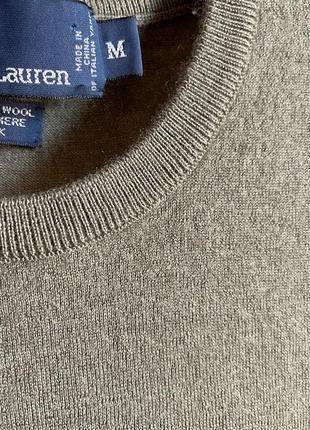 Кашемировый свитер джемпер шелк кашемир polo ralph lauren.5 фото