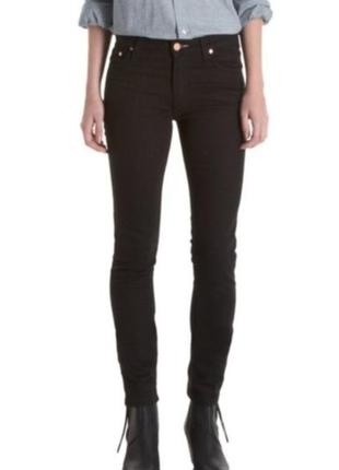Acne jeans джинсы на высокую девушку классика черные со стрелками сток 30/34 новые