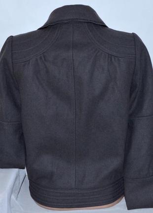 Брендовое серое демисезонное шерстяное пальто полупальто на молнии dept белоруссия2 фото