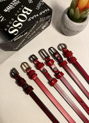 Женский ремень беж 1см кожаный, ремень из натуральной кожи женский бежевый ремень...