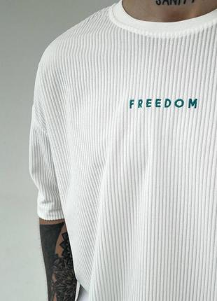 Оверсайз футболка freedom3 фото