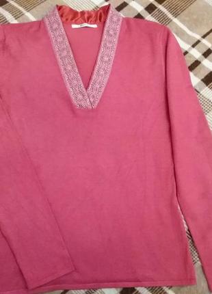 Шикарный свитер# джемпер цвет розовый пион от burton, p.m/l4 фото