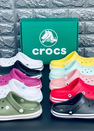 Crocs сандали crocband шлепанцы кроксы сабо шлепанцы