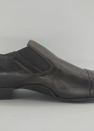 Туфли кожаные мужские коричневые zampiere  41р.3 фото
