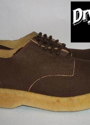 Туфлі шкіряні чоловічі коричневі dry-shod (058) 40р.2 фото