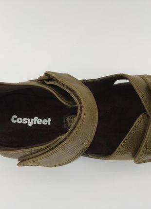 Сандалии кожаные на широкую ногу cosyfeet bingley (013) 41,42,44р.6 фото