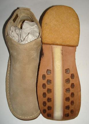Ботинки замшевые мужские бежевые dry-shod (053) 39р.6 фото