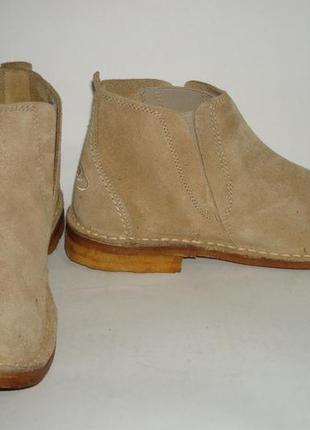 Ботинки замшевые мужские бежевые dry-shod (053) 39р.3 фото