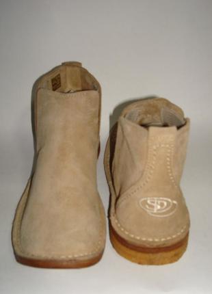 Ботинки замшевые мужские бежевые dry-shod (053) 39р.4 фото