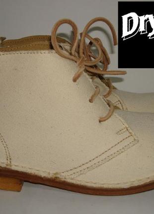 Ботинки кожаные мужские белые dry-shod (079) 39,40,41,42р.2 фото