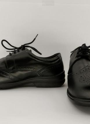 Туфлі чоловічі шкіряні на широку ногу cosyfeet 43 р. 28,5 см чорні арт. 046 фото