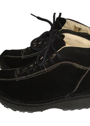 Ботинки мужские черные замшевые dry-shod (03) 40,42,43р.