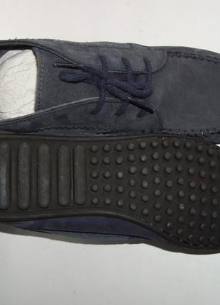 Ботинки кожаные женские синие sayla (03) 37р.6 фото