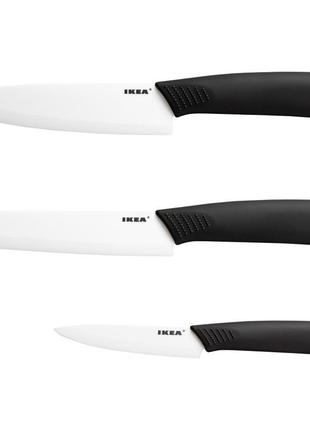 Набор керамических ножей ikea (икеа) hackig 3 шт. 602.430.91