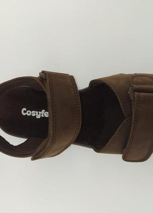 Сандалі чоловічі шкіряні cosyfeet bradford 43 р. 29 см коричневі арт. 0145 фото