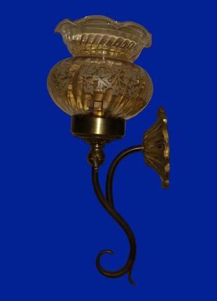 Бронзовые электрические настенные светильники, бронзовые бра арт. 0662