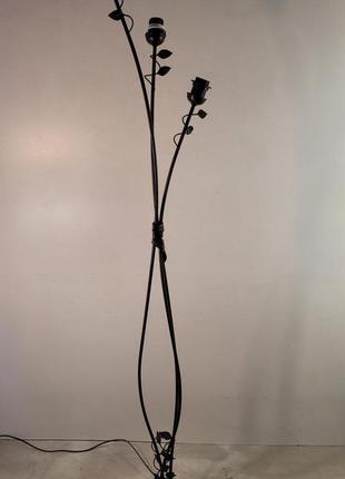 Винтажный торшер на 3 лампы арт. 07292 фото