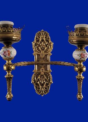 Бронзовый настенный светильник, бра арт. 0656