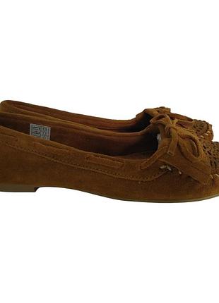 Мокасины женские замшевые коричневые bata 36,37,38,39р.