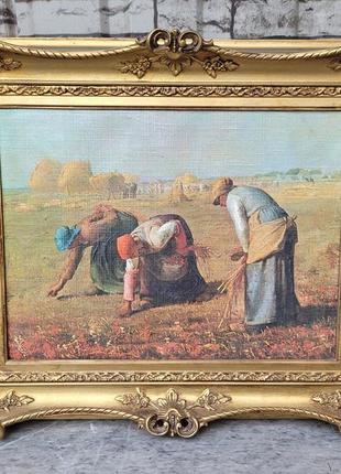 Картина маслом на полотні "жінки збирають урожай" арт. 0432 фото