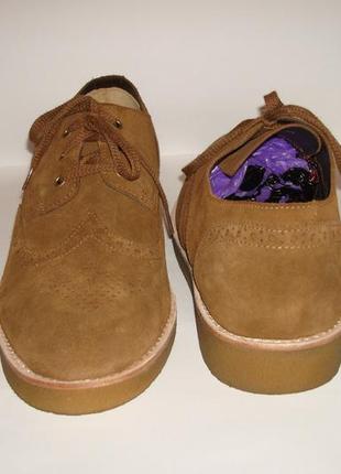 Туфлі замшеві чоловічі коричневі clarks 43,44р.5 фото