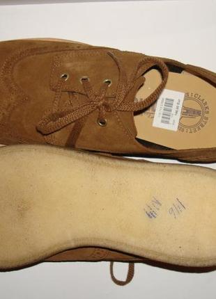 Туфлі замшеві чоловічі коричневі clarks 43,44р.6 фото