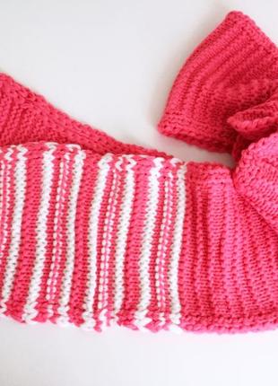 4-8л комплект шапка на флісі +шарф+рукавички kitti cool демі /зима 52-56 корал8 фото