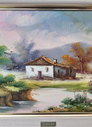 Картина маслом на холсте 