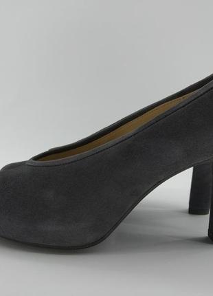 Туфлі жіночі unisa nianta ferro 39,5 р. 26 см сірі арт. 0756 фото