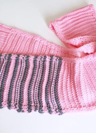 4-8л комплект шапка на флісі +шарф+рукавички kitti cool демі /зима 52-56 рожевий9 фото
