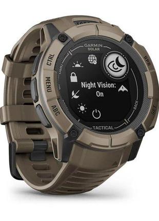 Смарт-часы garmin instinct 2x solar - tactical edition коричневый2 фото
