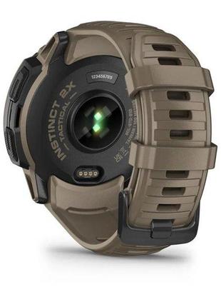 Смарт-часы garmin instinct 2x solar - tactical edition коричневый9 фото