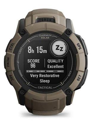 Смарт-часы garmin instinct 2x solar - tactical edition коричневый7 фото