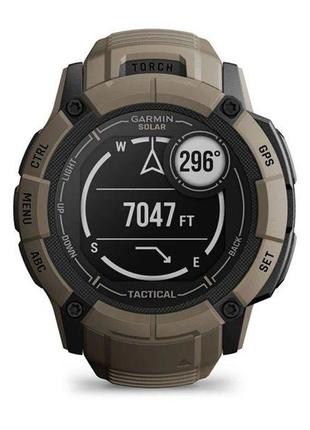 Смарт-часы garmin instinct 2x solar - tactical edition коричневый8 фото