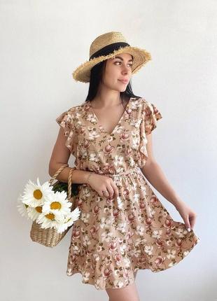 Тренд літа 2023! легка літня сукня квітковий принт, невагома сукня у квіточку, літнє плаття10 фото