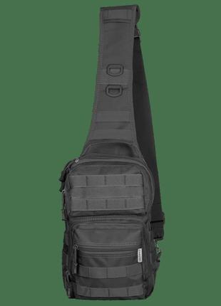 Cумка тактическая военная армейская для охраны и военных всу 7119  черный va-33
