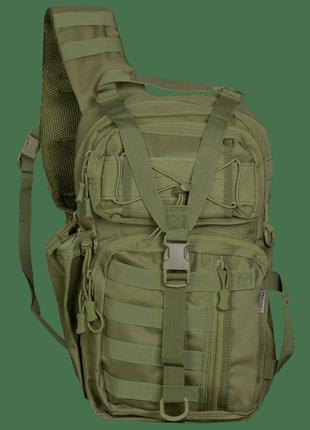 Рюкзак тактичний військовий армійський для військових зсу з високоякісної тканини 20л 6665 олива tr-44