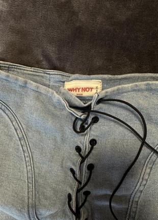 Джинсові велосипедки / джинсові довгі шорти whynotdenim5 фото