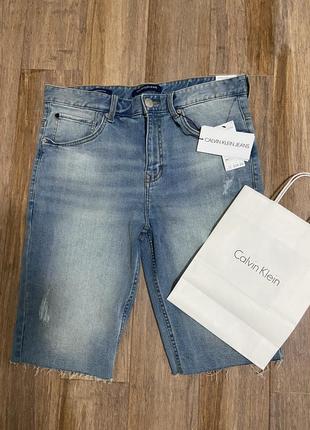 Джинсовые шорты calvin klein оригинал