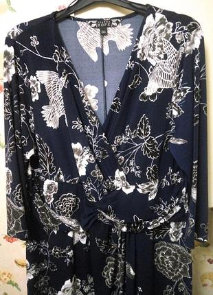 Красивое платье с принтом большого размера joanna hope