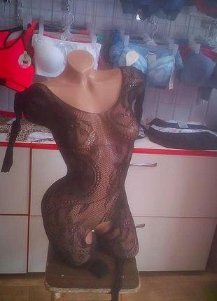 Еротичний сексуальний🔥 комбінезон сітка sexy білизна з -20 бодистокинг body stocking 😍2 фото